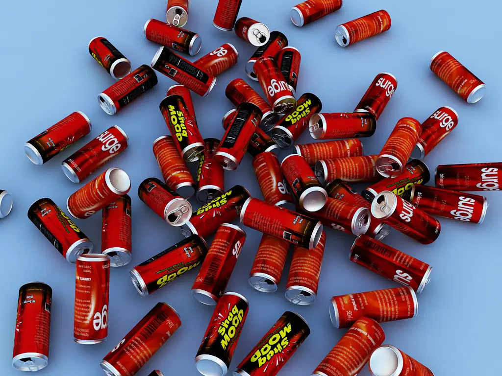 Energy Drink Bottles